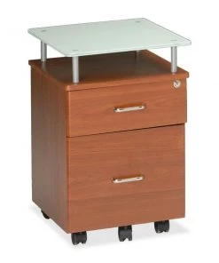 Safco Ped - Eastwinds - Glass Top, 973MEC