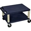 Luxor Tuffy Nvy Blu 2 Shlf Av Cart