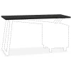 Safco V-Desk Glass Top, 1001VTGB