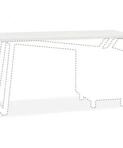 Safco V-Desk Glass Top, 1001VTGW