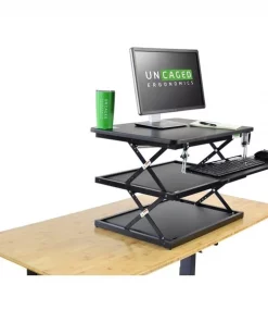Uncaged Ergonomics Changedesk Tall Standing Desk Converter Ergonomic Desktop Riser