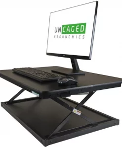 Uncaged Ergonomics ChangedeskMiniSmallCompactStandingDeskConverterDesktopRiser, CDMM-b