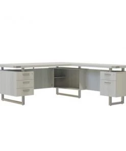 Safco Mirella L-Shaped Config Desk B, MRLSBF6630WAH