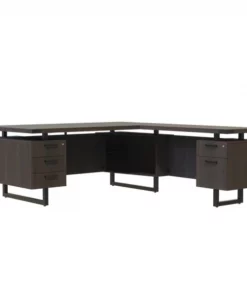 Safco Mirella L-Shaped Config Desk B, MRLSBF7230STO