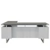 Safco Mirella L-Shaped Config Desk B, MRLSFF7236SGY