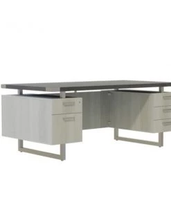 Safco Mirella Free Standing Desk Bbb, MRDBF7236SGY