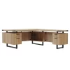 Safco Mirella L-Shaped Config Desk B, MRLFF7236SDD