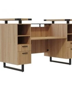 Safco Mirella Reception Desk With Gl, MRRD78SDD