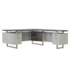 Safco Mirella L-Shaped Config Desk B, MRLFF6630SGY