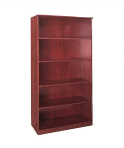 Safco Veneer 5-Shelf Bookcase, VB5CRY
