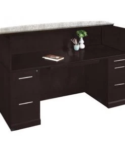 Safco Sorrento Reception Station Wit, SRCDMESP