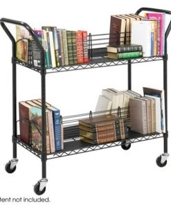 Safco Wire Book Cart