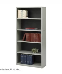 Safco 5-Shelf Valuemate Economy Book, 7173GR