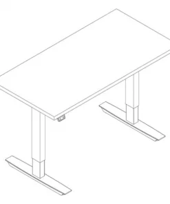 Safco Ml Hght Adj Tbl 30X48 3Mm 2-St
