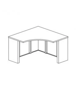 Safco Csii 24X48X48X24 Crn 48In Desk