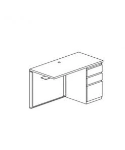 Safco Csii 24X42In Return No Ped