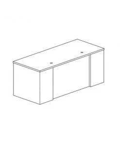 Safco Csii 30X54Indesk 2 Ff Ped