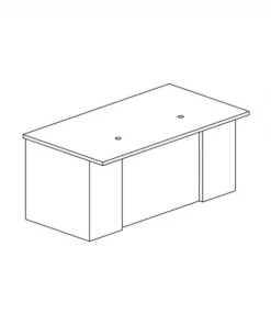 Safco Csii 36X72Indesk 1 Ff Peds