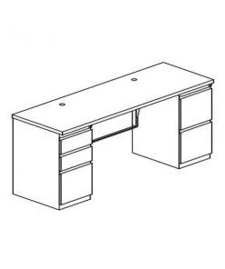 Safco Csii 24X72Incrednza Bbf/Ff Ped