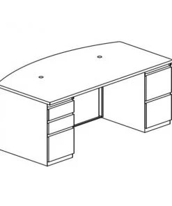 Safco Csii 39X66In Bowfrnt Top Ff/Bb