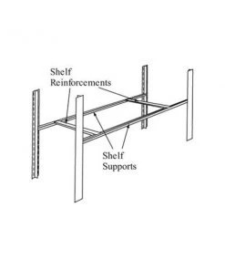Safco Shelf Supt Ex 24In 11Ga Pain