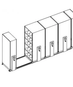 Safco Mlf Ex 36In5Tr 3Dbl Face Xray