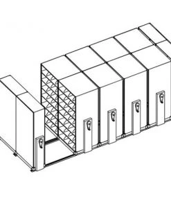 Safco Mlf Ex 72In 7Tr 4Dbl Face Lgl