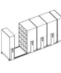 Safco Mlf Ex 48In5Tr 3Dbl Face Xray