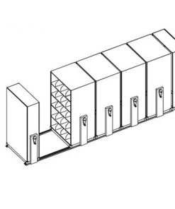 Safco Mlf Ex 48In5Tr 4Dbl Face Xray