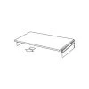 Safco 30In Arc Reference Shelf