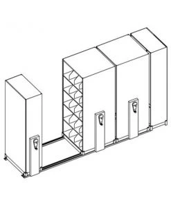 Safco Mlf Ex 36In5Tr 2Dbl Face Xray