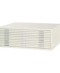Safco 10-Drawer Steel Flat File For, 4986WH