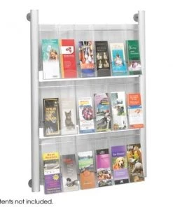 Safco Lit Rack 9 Pckt Luxe