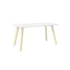 Safco Resi Desk 30X60 Wood Leg Wh