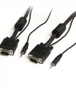Startech.Com 15ft Coax High Resolution Monitor VGA Cable with Audio