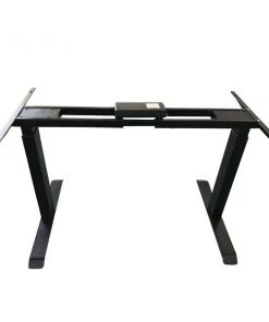Uncaged Ergonomics Rise Up Dual Motor Electric Standing Desk Frame Legs 27.2-45.3" Black