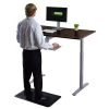 Uncaged Ergonomics RiseUpElectricStandingDesk48X30"BlkDesktopDualMotorMemory, RU2gbkMDF48