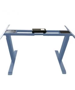 Uncaged Ergonomics Rise Up Dual Motor Electric Standing Desk Frame Legs 27.2-45.3" Gray