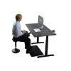 Uncaged Ergonomics RiseUpElectricStandingDesk48X30"BlackDesktopDualMotorMemory, RUbbkMDF48