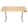 Uncaged Ergonomics RiseUpElectricStandingDesk48X30"BambooDesktopSitStandOffice, RUgb48
