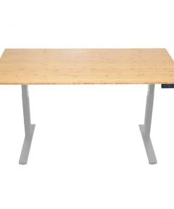 Uncaged Ergonomics RiseUpElectricStandingDesk48X30"BambooDesktopSitStandOffice, RUgb48