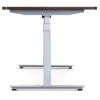 Uncaged Ergonomics Rise Up Dual Motor Electric Standing Desk Frame Legs 26.1-51.6" Gray