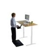 Uncaged Ergonomics RiseUpElectricStandingDesk60X30"BambooDesktopSitStandOffice, Ruwb