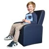 Uncaged Ergonomics StashCuteKidsSofaChairWithStorageComfyToddlerReclinerBlack, SKC-b