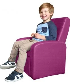 Uncaged Ergonomics StashCuteKidsSofaChairWithStorageComfyToddlerReclinerBlack, SKC-m