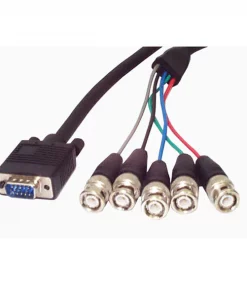 Startech.Com 6ft Coax HD15 VGA to 5 BNC Monitor Cable – M/M