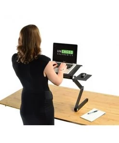 Uncaged Ergonomics WorkezCoolLaptopCoolingStand2Fans3UsbPortMousePadLapDesk, WECb