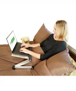 Uncaged Ergonomics WorkezCoolLaptopCoolingStand2Fans3UsbPortMousePadLapDesk, WECs