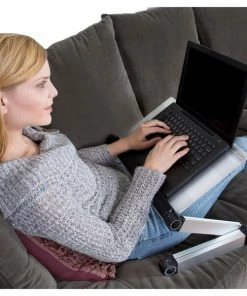 Uncaged Ergonomics WorkezExecutiveAdjustableLaptopDeskStandLapDeskForBedCouch, WEEs