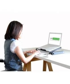 Uncaged Ergonomics 14X10 Lightweight Laptop Stand, WEL-BLACK